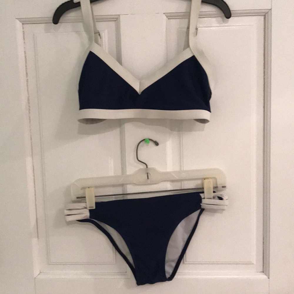 White and Blue Bikini